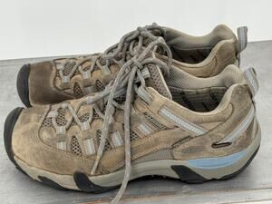 KEEN Women's 8.5 Targhee II Waterproof Hiking Shoes Trail Hiking Sneakers Taupe